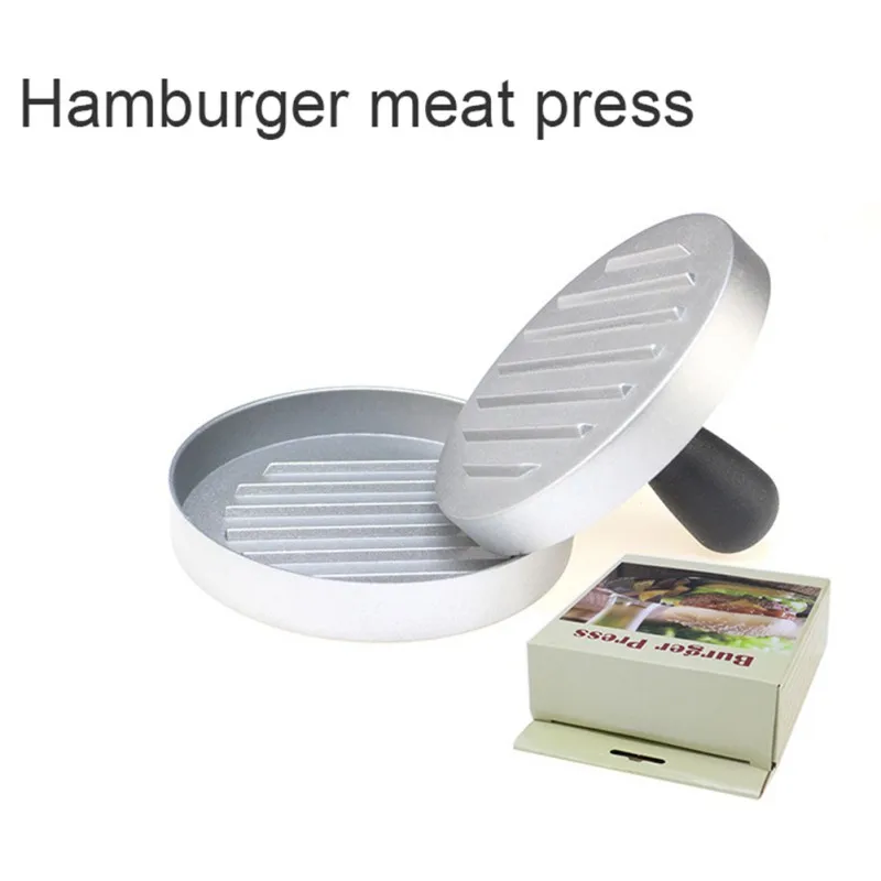 Пресс для гамбургера, алюминиевый сплав, антипригарная круглая форма, пресс для гамбургера, мяса, говядины, гриля, бургера