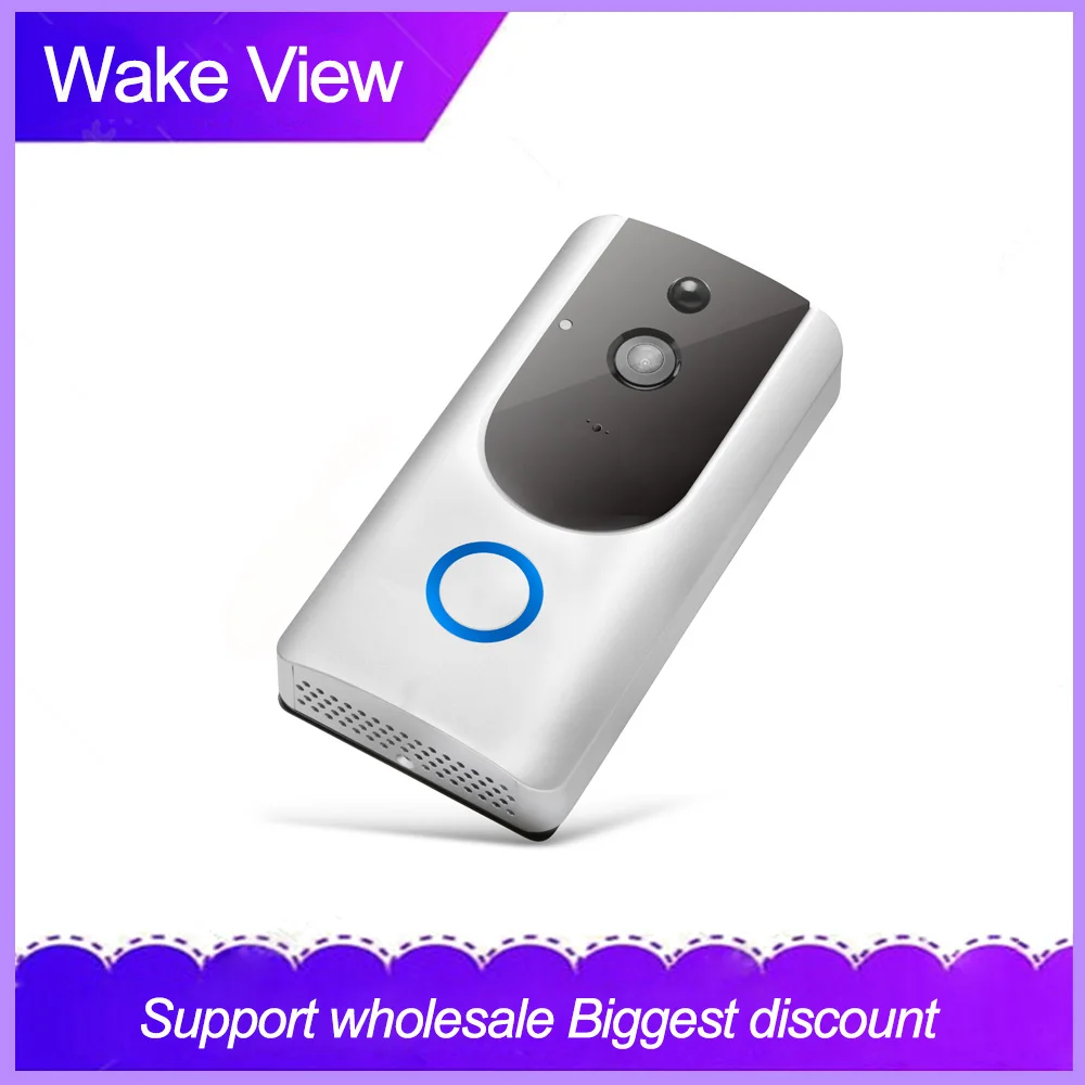 Беспроводной смарт-Видеозвонок WakeView 720P с поддержкой Wi-Fi | Безопасность и защита