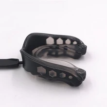 Спорт Капа бокса боевые зубы брекеты Лакросс регби тхэквондо резинки щит футбол с ремешком Хоккей подростков взрослых