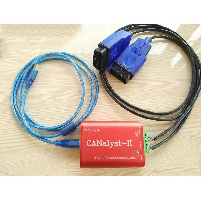 USB для CAN анализатор CAN Bus анализатор инструмент для ZLG CANalyst-II Топ Версия w/отказоустойчивый CAN