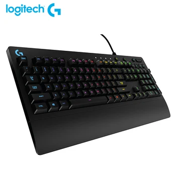 

Logitech G213 PRODIGY RGB Gaming Keyboard for Tablet Laptop PC Gaming Overwatch PUBG Gamer Keyboard Like Mechanical Keyboard