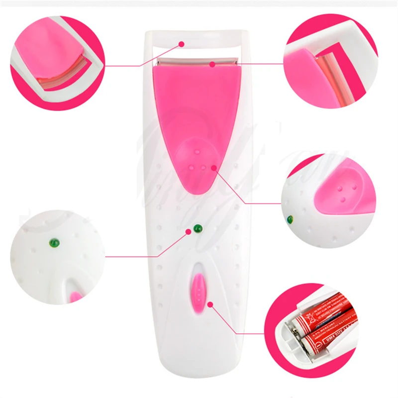 

Electric Heating Eyelash Curler Best Eyelash Curler Heated Eyelashes Clip + Makeup Brush Cosmetics Tool Factory Price