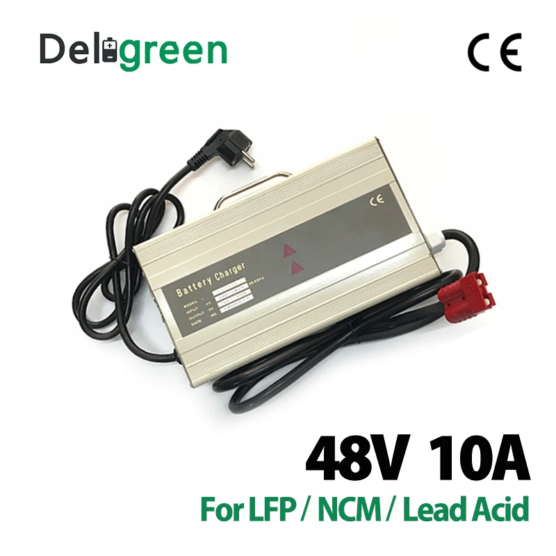 48V 10A charger for lithium and lead acid battery