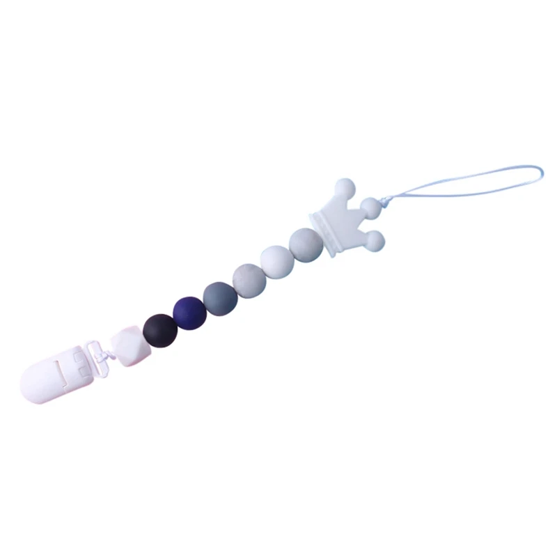 Baby Teethers Animal Pacifier Clips Chain For Baby Gameboy Pendant Nipple Holder Baby Teething Toys Biscuit Chew Beads