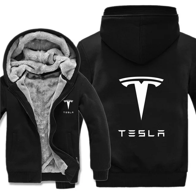 14 Толстовки с капюшоном «Tesla», зимняя, утолщенная куртка Для мужчин wo Для мужчин в стиле унисекс, одежда с содержанием шерсти флисовая толстовка автомобильные брелки с логотипом печати пальто, толстовки пуловер, комплект одежды - Цвет: 14