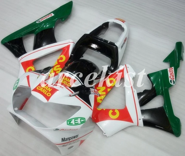 

New ABS Injection Mold Motorcycle Fairings Kits Fit For HONDA CBR900RR CBR929RR 2000 2001 00 01 929 Body set Green white