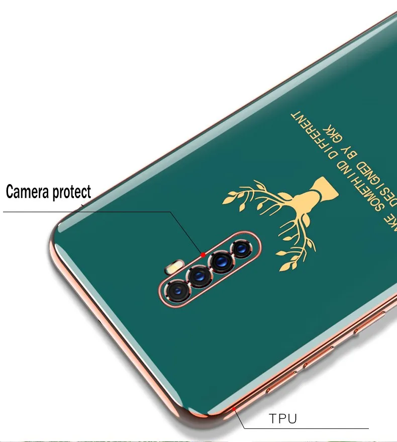 Чехол с покрытием для OPPO Reno Ace 2 Z A5 A9 2020 мягкий силиконовый ударопрочный чехол из