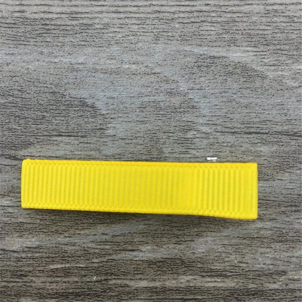 40 шт./компл. 11color смешанные цвета прекрасные заколки для волос для DIY лента для аксессуаров на подкладке Аллигатор зажим для волос цветок