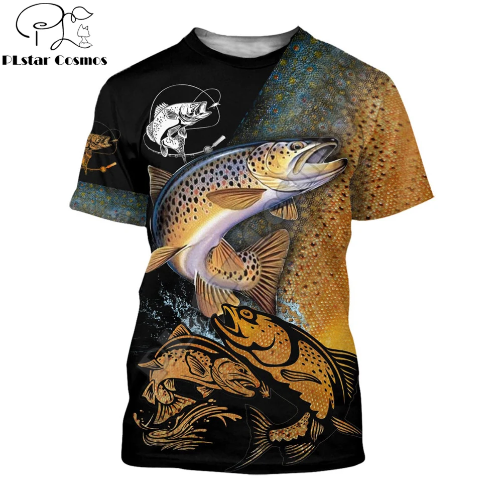 Fishing Trout Shirt Funny, Love Fishing Shirt Men