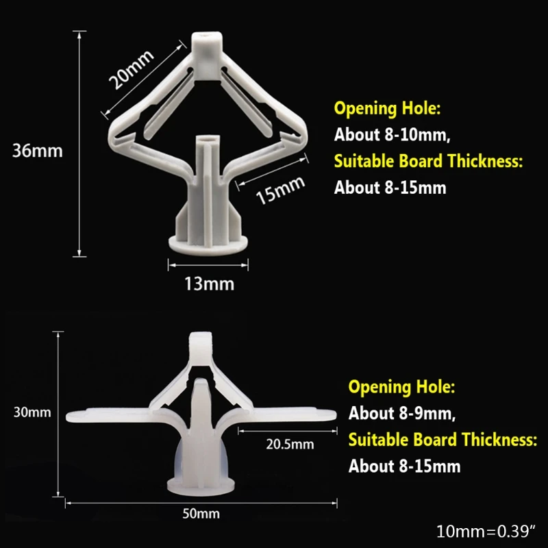 M89b Drywall Anchors Kit Butterfly/aircraft Expansion Tube Pipe For