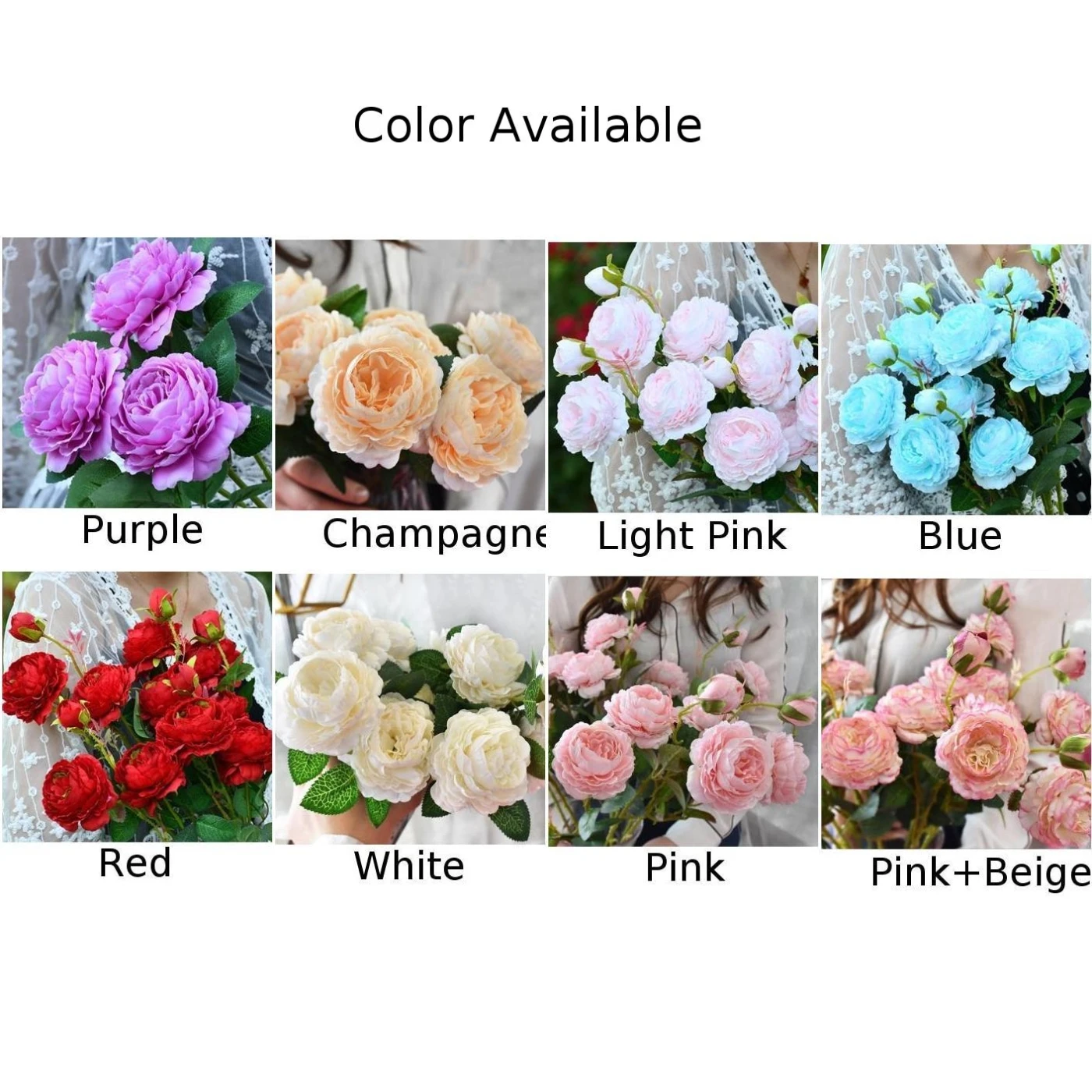 Поддельные цветы 3 головы искусственные украшения Гортензия орнамент лаконичный