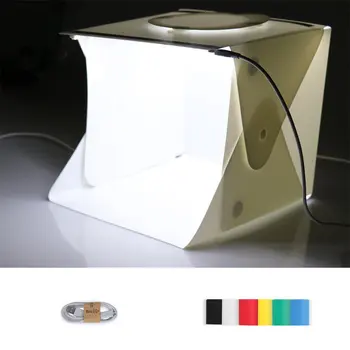 

LED highlight Folding Portable Led Mini Studio Soft Light Box Photography Light Small Simple Photo Waterproof Props