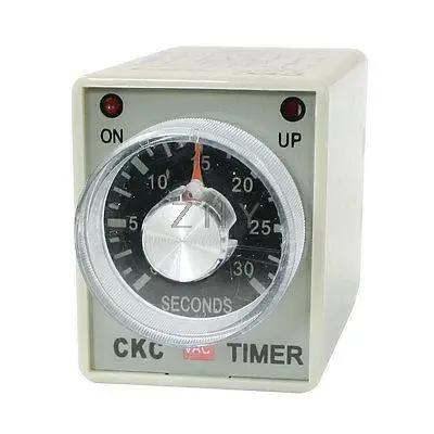 

AH3-3 AC 36V 8 Pins DPDT 0-30 Seconds 30Sec Power on Delay Timer Time Relay