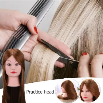 

Head Dolls For Hairdressers Hair Synthetic Mannequin Head Hairstyles Female Mannequin Hairdressing Styling Training Head