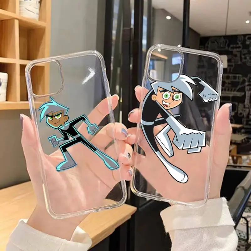 United States Cartoon Danny Phone Case For iPhone 11 12 Mini 13 Pro XS Max X 8 7 6s Plus 5 SE XR Transparent Shell | Мобильные