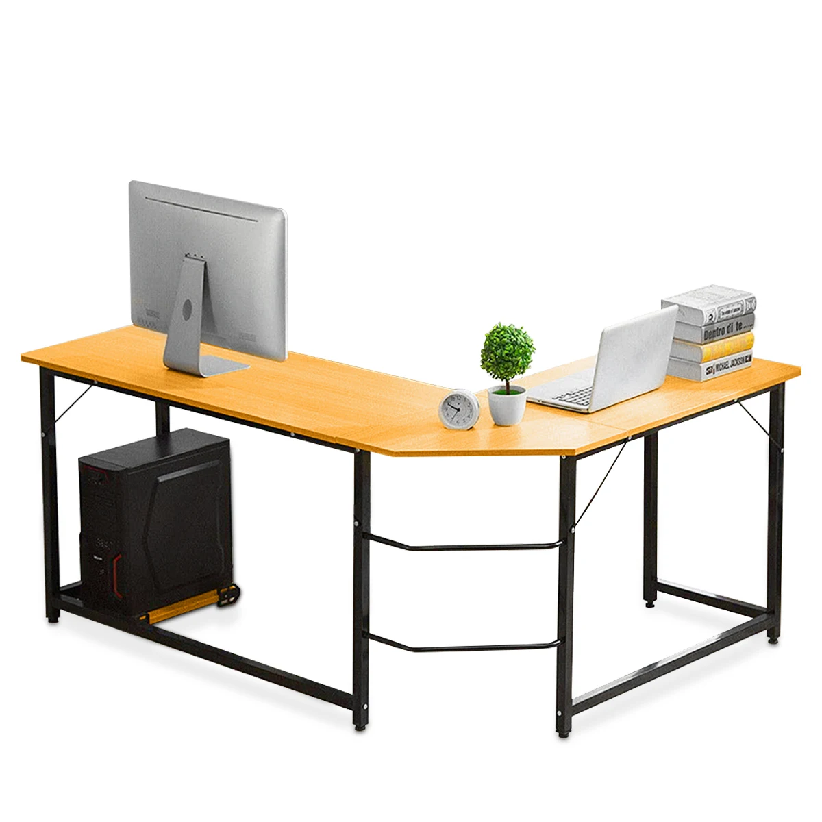 Wooden Office Computer Writing Desk Home Gaming Pc Furnitur L