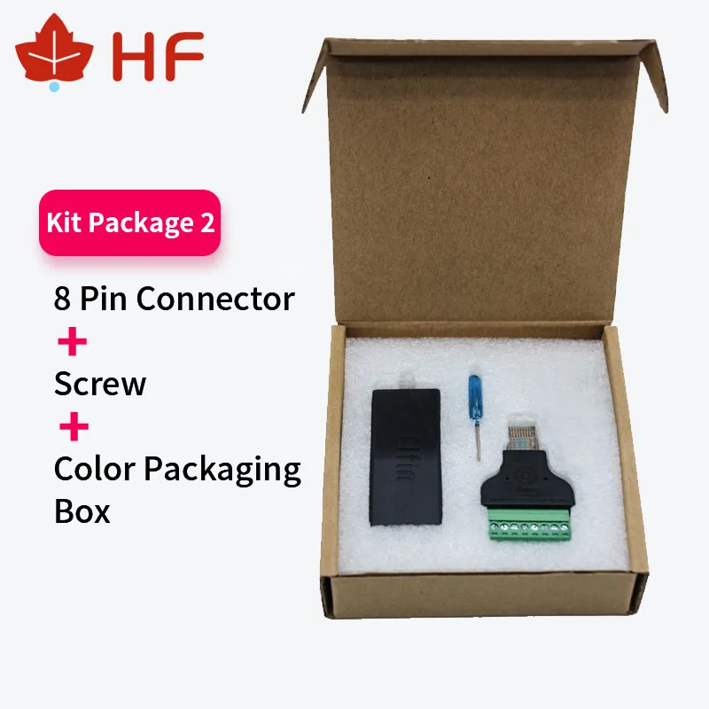 HF Elfin EE11 MINI RS485 последовательный сервер для Ethernet Modbus TCP HTTP RJ45 конвертер со встроенным веб-сервер - Цвет: Elfin-EE11-Kit