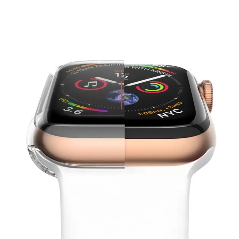 Smart Watch Screen Protective For IPHONE Watch 2/3/4 Watch Frame Protection TPU Case Anti-drop Shell 38/42/40/44mm TSLM1