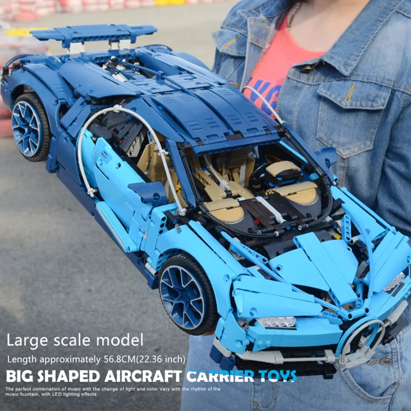 Decool Blocks Bugatti Chirons Compatible 20086 Technic Voiture 42083 Building Bricks Educational Toy Gift For Chlidren