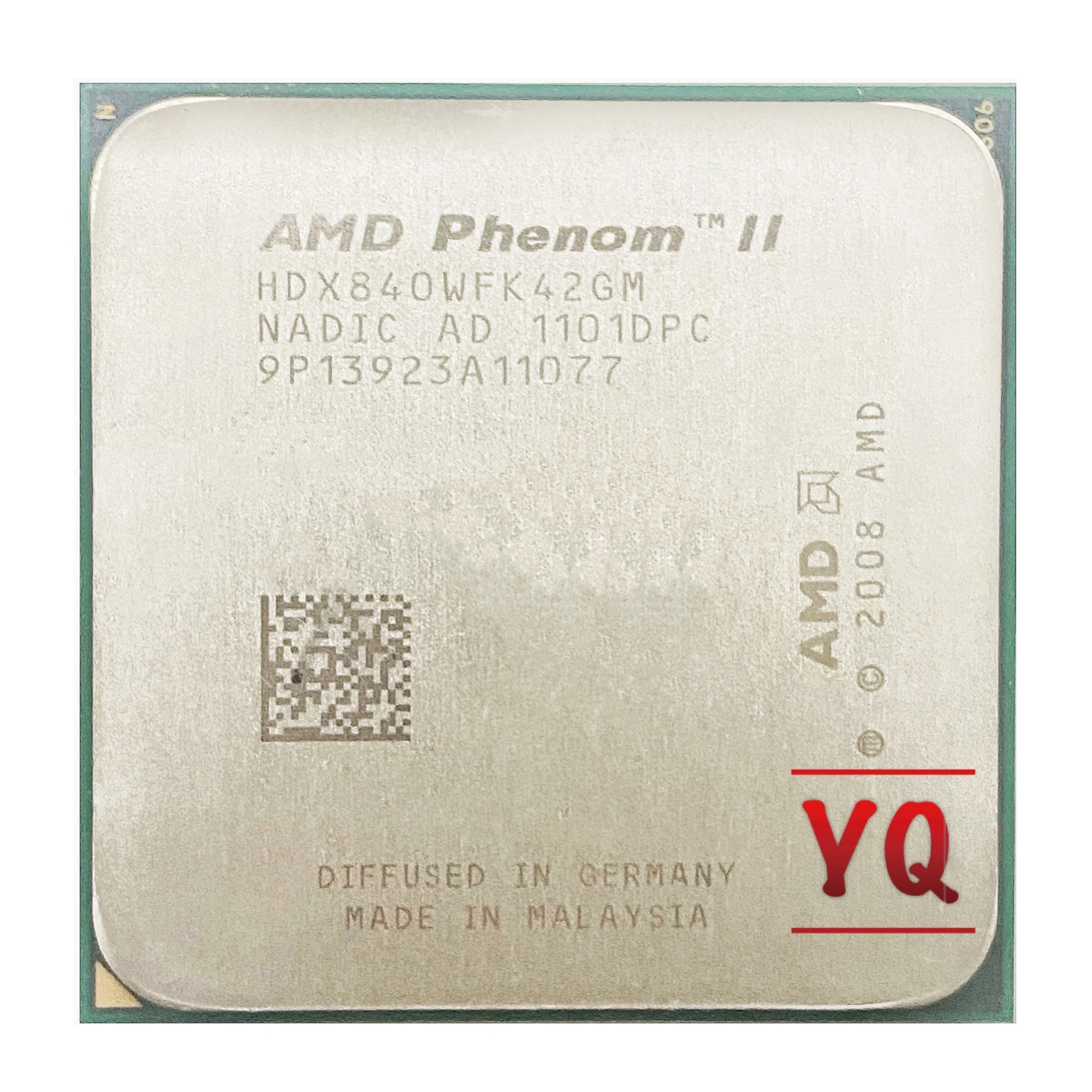 cpu processor AMD Phenom II X4 840 2M 3.2G Socket AM3 938-pin Desktop CPU X4-840 HDX840WFK42GM Desktop mobile processor list