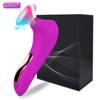 Powerful Clitoris Vibrator Nipple Clit Sucker Stimulator Oral Pussy Licking Blowjob Tongue Vibrator Adult Sex Toys for Women 1