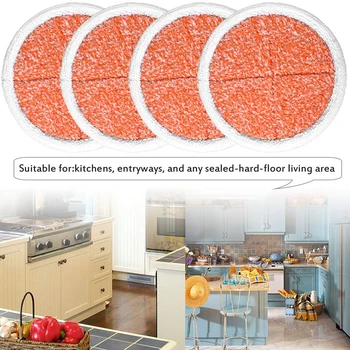 

8pcs/Set Round Dust Dirt Hard Flooring Cleaning Mop Pads For Bissell Spinwave 2039A 2124 Household Cleaning Tools