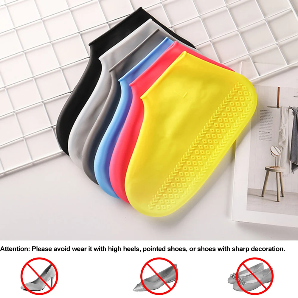 Reusable-Silicone-Shoe-Cover-S-M-L-Waterproof-Rain-Shoes-Covers-Outdoor-Camping-Slip-resistant-Rubber (5)