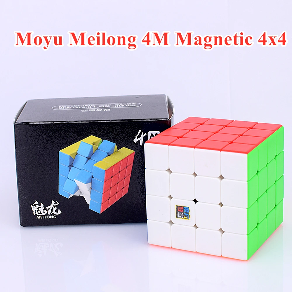 Магнитный магический куб Moyu meilong M 4x4x4 4 4x4 головоломка скоростной Магнит 3x3x3 magico 2x2x2
