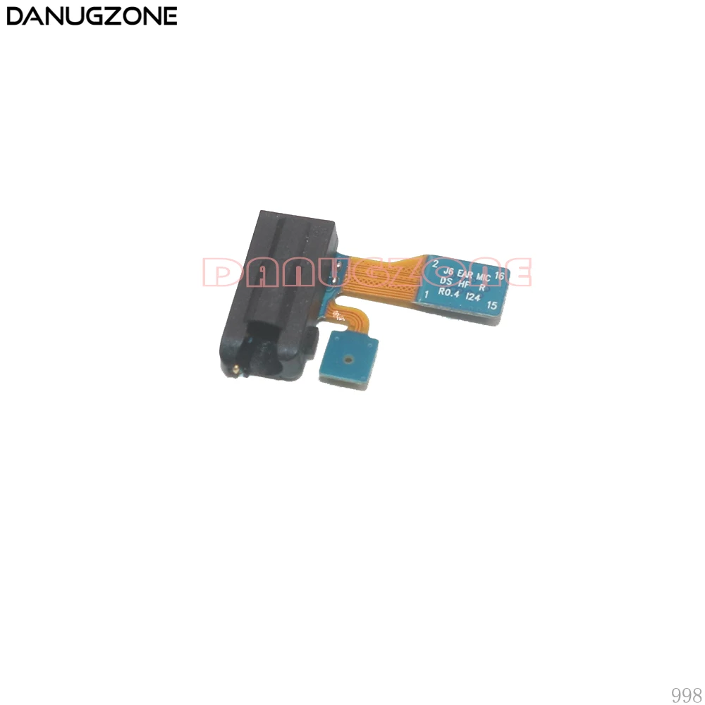 30PCS Lot For Samsung J6 2018 J600F A6 2018 A600F J8 J810F Audio Jack Headphone Socket Headset Port Flex Cable With Microphone