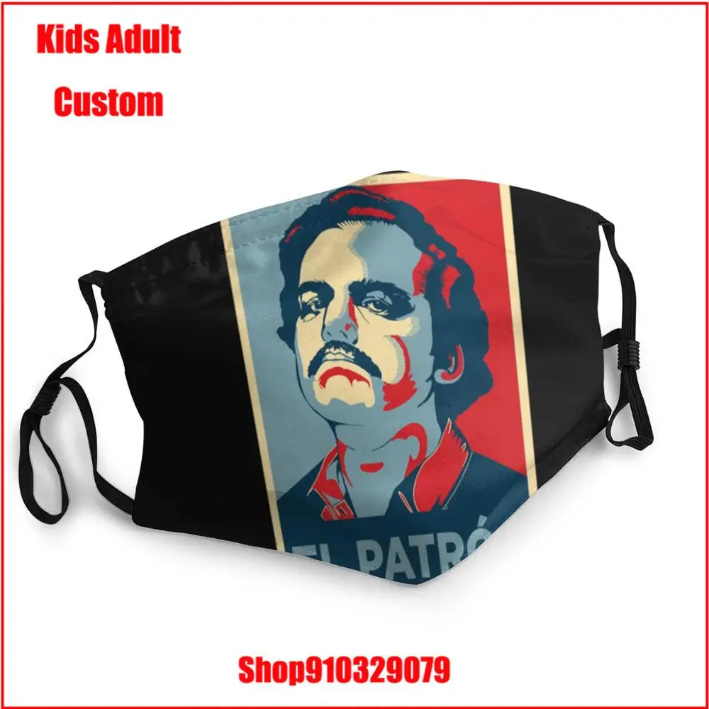 Mouth Mask Patron Print Masks Breathable Adjustable Windproof Mouth-Muffle Camping Running Women Men masque tissus lavable mask |