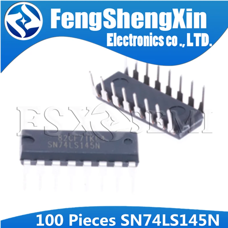 100 шт./лот SN74LS145N 74LS145N 74LS145 DIP 16 BCD TO DECIMAL декодеры/драйверы IC|Интегральные схемы| |