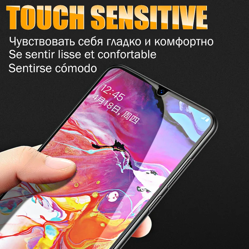 6D премиум класса, закаленное стекло для samsung Galaxy A50 A20 A30 A70 S8 S9 S10 Plus протектор экрана из закаленного стекла для samsung A80 A90 A7 стеклянная пленка