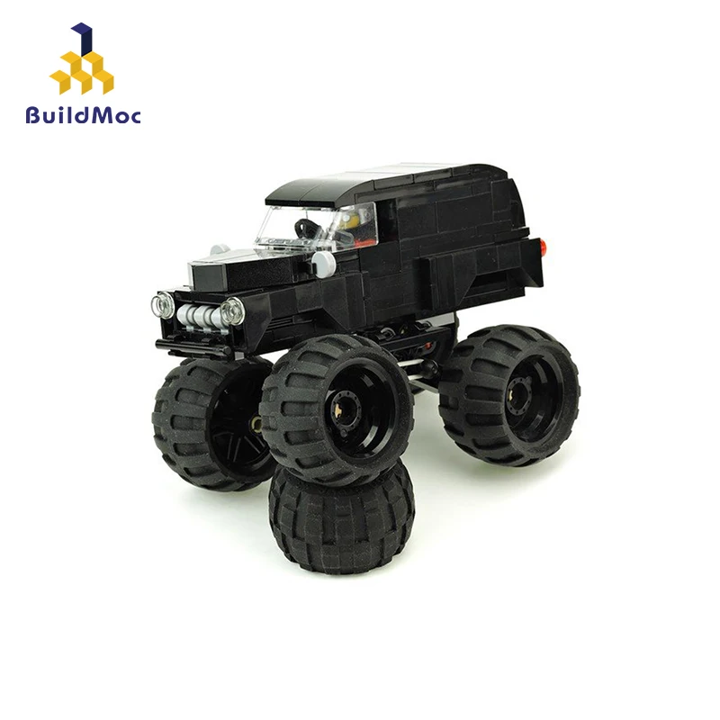 

BuildMoc Speed Champions Technic City Vehicles Super Racers Sports Racing Car Model Building Blocks Toys For Kids