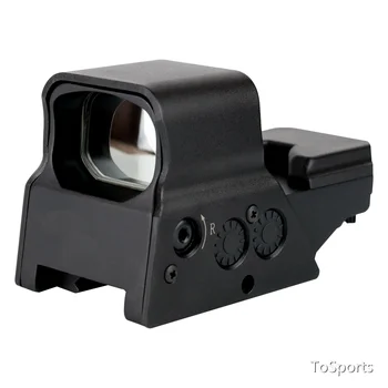 preço Tactical Holográfica Red Dot Sight Scope Red Dot Scope Tiro Reflexivo Para Airsoft Rifle Caça Sniper Equipamentos