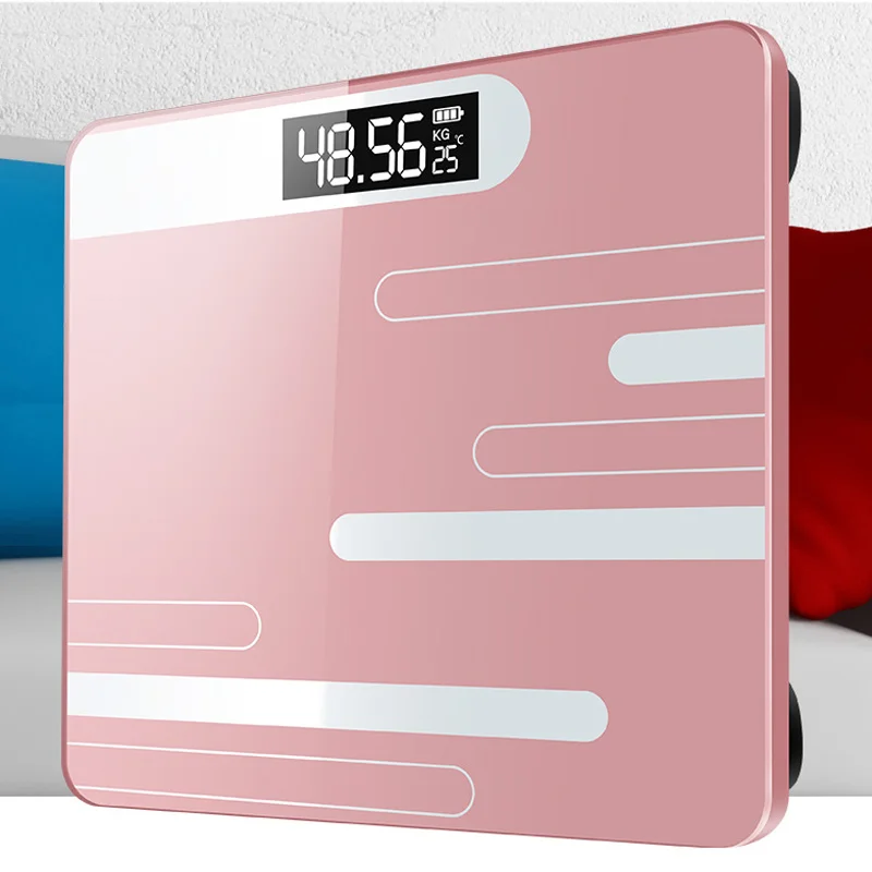 Smart Electronic Digital Body Weight Scales, LCD Display, Bathroom Scale, Body Weighting