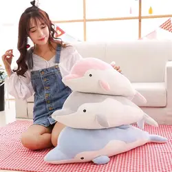 Новый стиль милые красивые дельфины Плюшевые игрушки Мягкая удобная мягкая удобная подушка-Дельфин подарки на день рождения