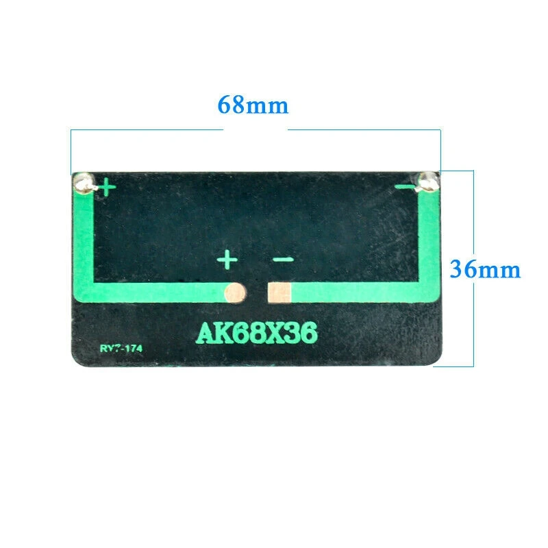 AAAE Top-10Pcs 5V 65Ma поликристаллический поли Панели солнечные панели солнечных батарей Sunpower солнечных батарей