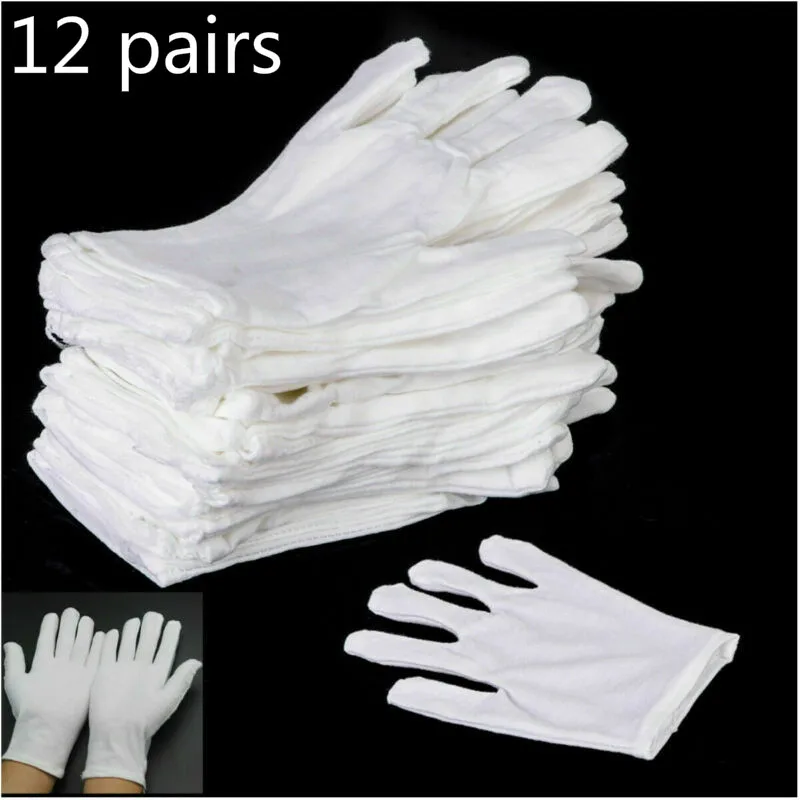 For Sale Gloves Ceremonial-Inspection-Gloves Dry-Hands White Workfor Cotton 1-Pack Handling-Film JlwjeWG7BDO