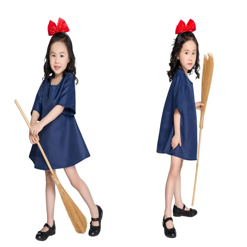 

Children Witch Qiqi Ta-q-bin Miyazaki Anime Clothing Cosplay Halloween Clothing Party Costume