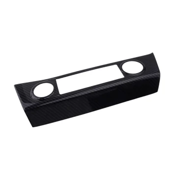 

Carbon Fiber Style Console AC Switch Control Panel Cover Trim Car ABS Fit for Honda Civic 9th 2012-2015