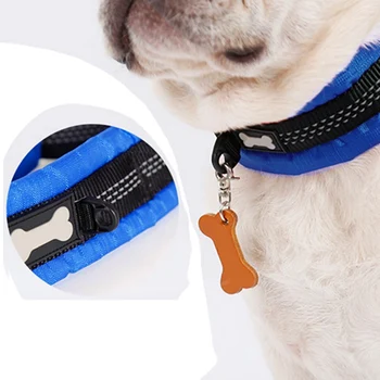

Comfortable Dog Training Collar Adjustable Necklet Service Dog Explosion-proof Reflective Removable Nylon Chaplet Training K