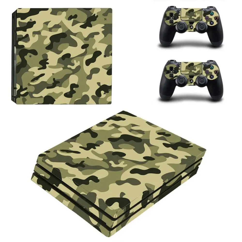 PS4 Pro sticker s камуфляж PS 4 Play station наклейки для кожи Pegatinas playstation консоли и контроллера|