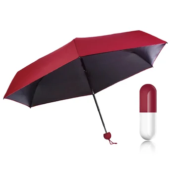 

Women Mini Umbrella Funny Capsule Design Folding Lady Girl Rain Sun Umbrellas Mini Umbrella Women Girls Traveling Rain Gear-30