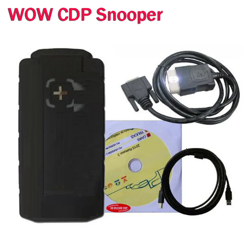 Распродажа от производителя! Бесплатный keygen WOW CDP SNOOPER с Bluetooth usb кабелями, автомобильные грузовики v5.008 vd tcs cdp pro plus для Delphis autocoms - Цвет: no Bluetooth