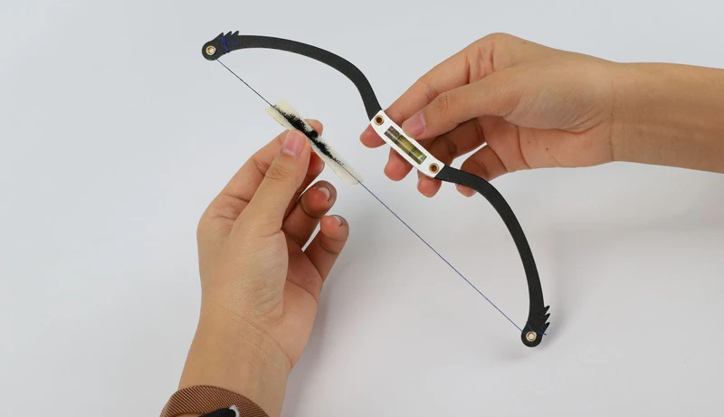 Description Picture 6 of item3 Color Microblading Permannet Makeup Bow and Arrow Line Ruler For String Pre Inked tattoo PMU Mapping Measuring Brow Tools