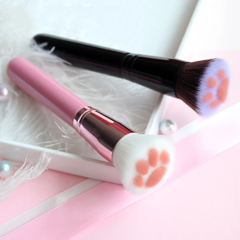 1Pcs Cat Claw Paw Makeup Brush Cat Foundation Brush Long Lasting Concealer Blush Beauty Tool makeup brushes