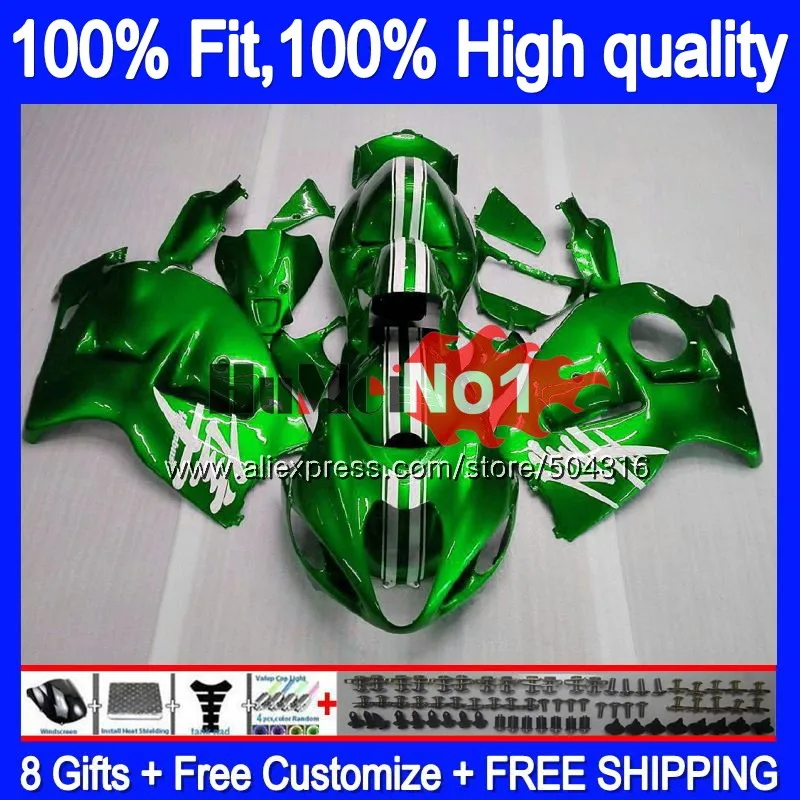 Инъекции для SUZUKI GSXR 1300 Hayabusa 2008 2013 30MC. 215 жемчуг зеленый GSXR-1300 GSXR1300 08 13, 14, 15, 16 лет обтекатель