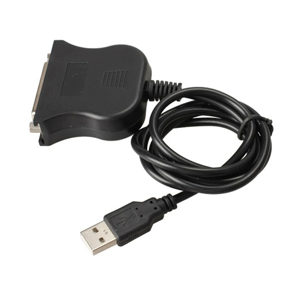 Кабель преобразователя печати USB 1,1 к DB25 женский порт LPT USB адаптер LPT кабель LPT для usb-кабеля черный Женский адаптер