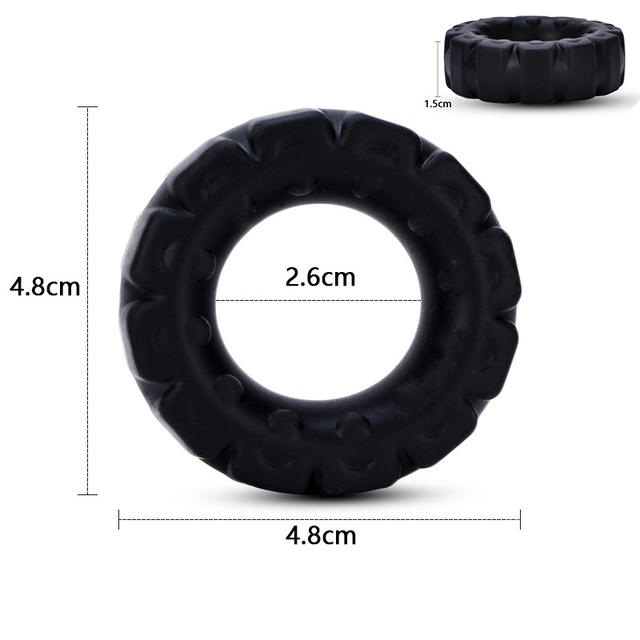 Types Silicone Durable Penis Ring Delay Ejaculation Penis Enlargement Soft Cock Rings Sex Toys For Male Sex Rings