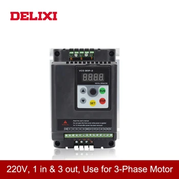 

DL350 VFD 220v 1.5KW 1 phase input and 220v 3 phase output frequency converter/ac motor drive/VFD/50HZ 60HZ Inverter